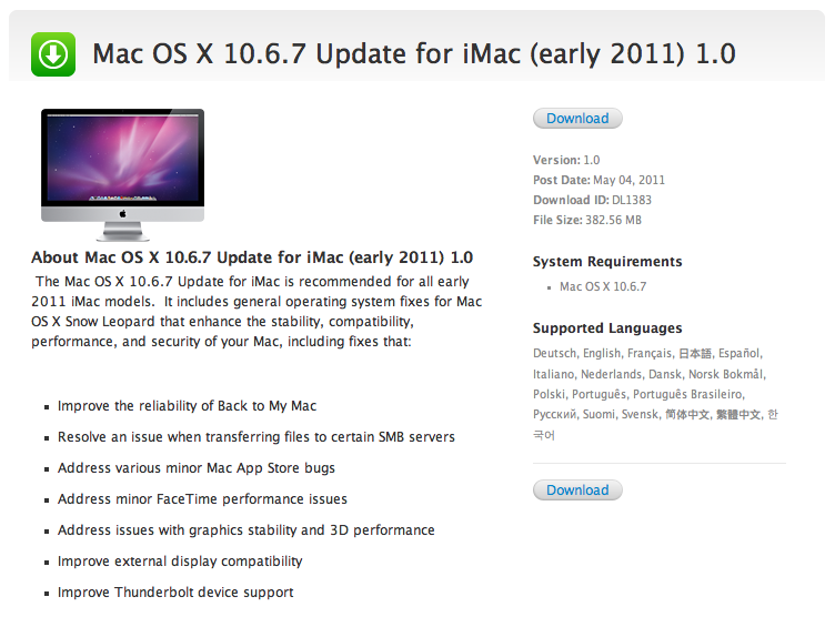 Mac 10.7 Download Free